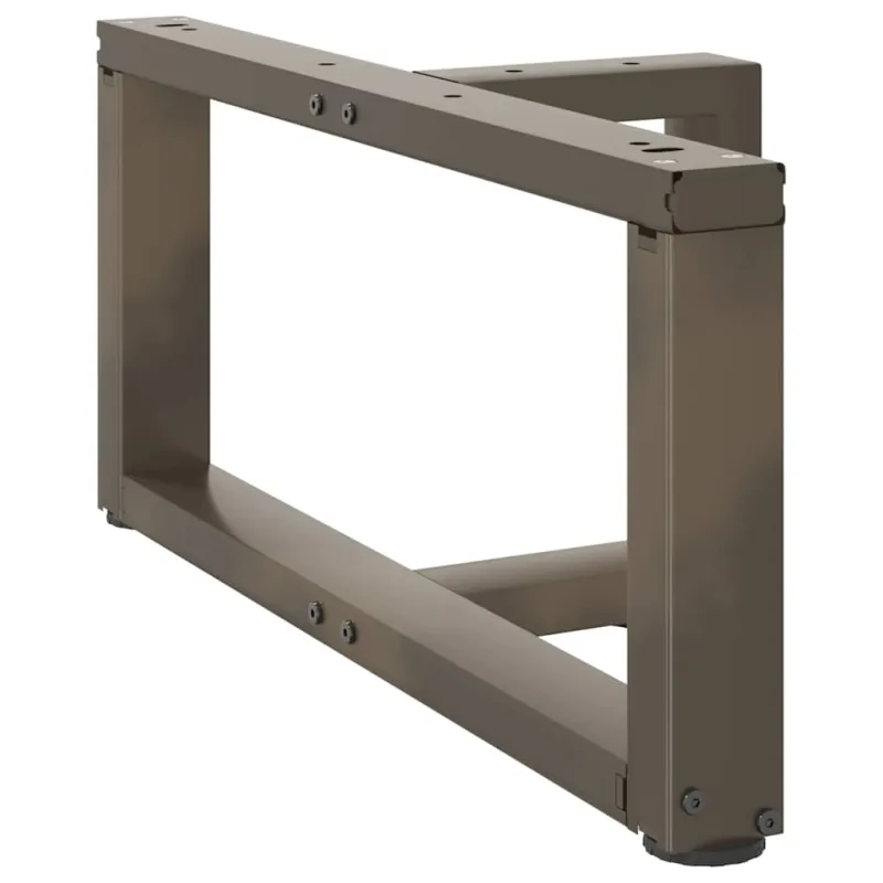 Kavos staliuko kojelės, 2 vnt., juodos, 70x25x(30-31) cm, plienas