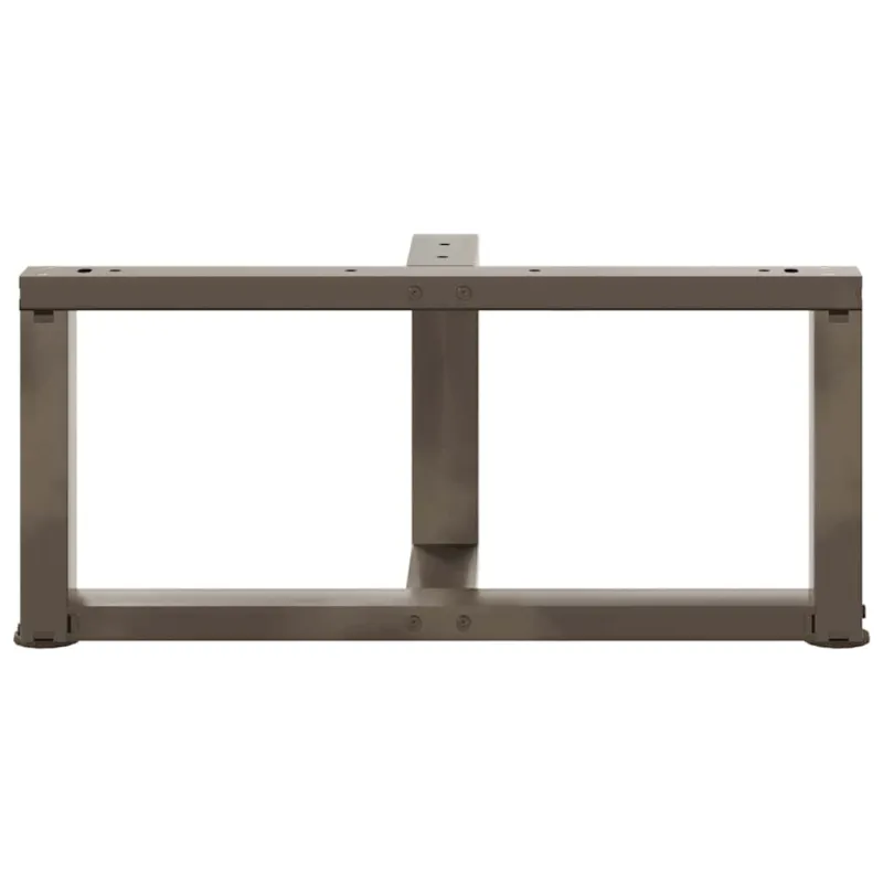 Kavos staliuko kojelės, 2 vnt., juodos, 70x25x(30-31) cm, plienas