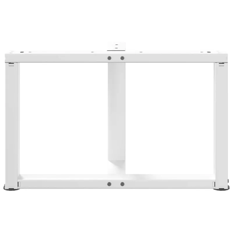 Kavos staliuko kojelės, 2 vnt., baltos, 70x25x(42-43) cm, plienas