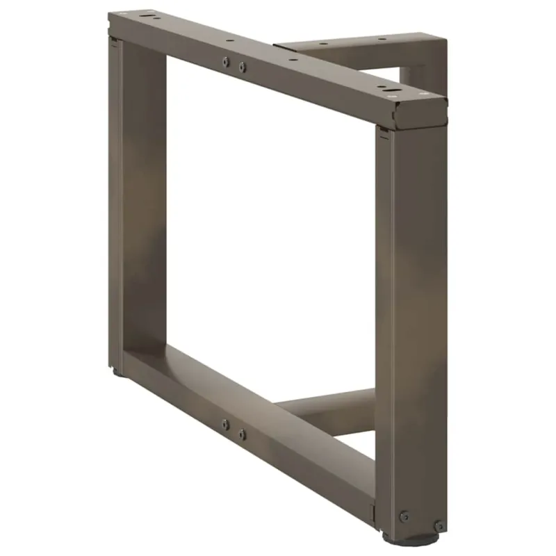 Kavos staliuko kojelės, 2 vnt., juodos, 70x25x(42-43) cm, plienas