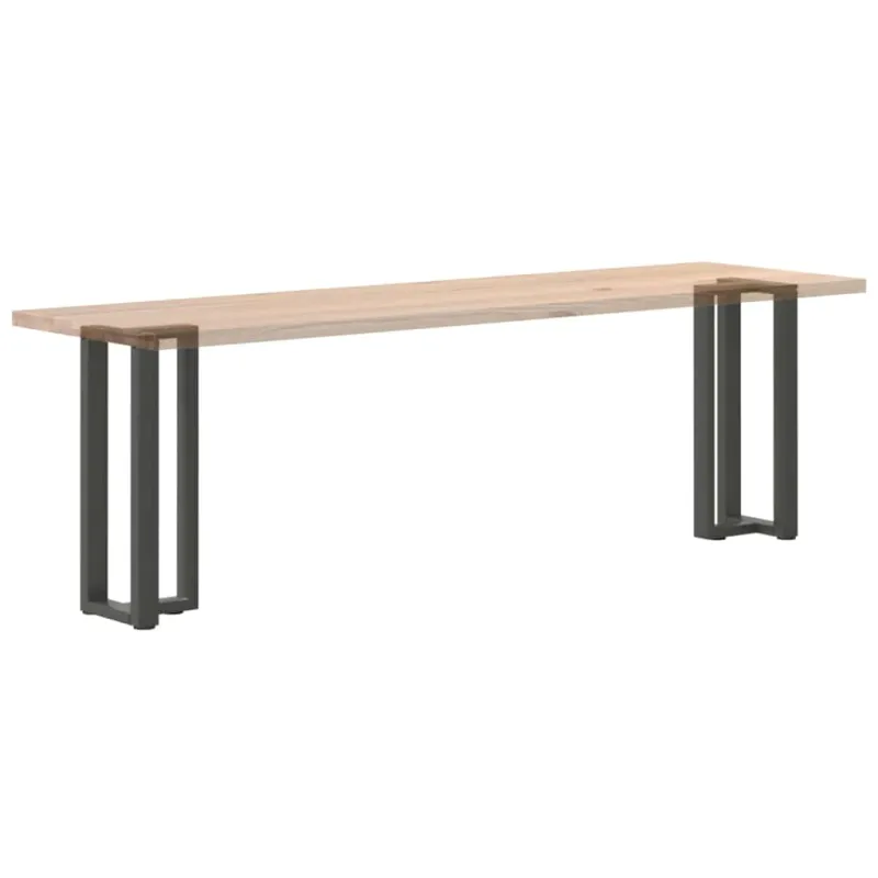 Konsolinio stalo kojos, T formos, 2 vnt., antracito spalvos, 38x25x(72-73) cm, plienas