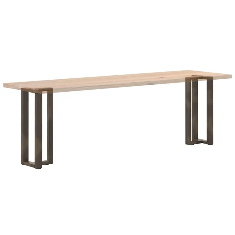 Konsolinio staliuko kojelės, T formos, 2 vnt., juodos, 38x25x(72-73) cm, plienas