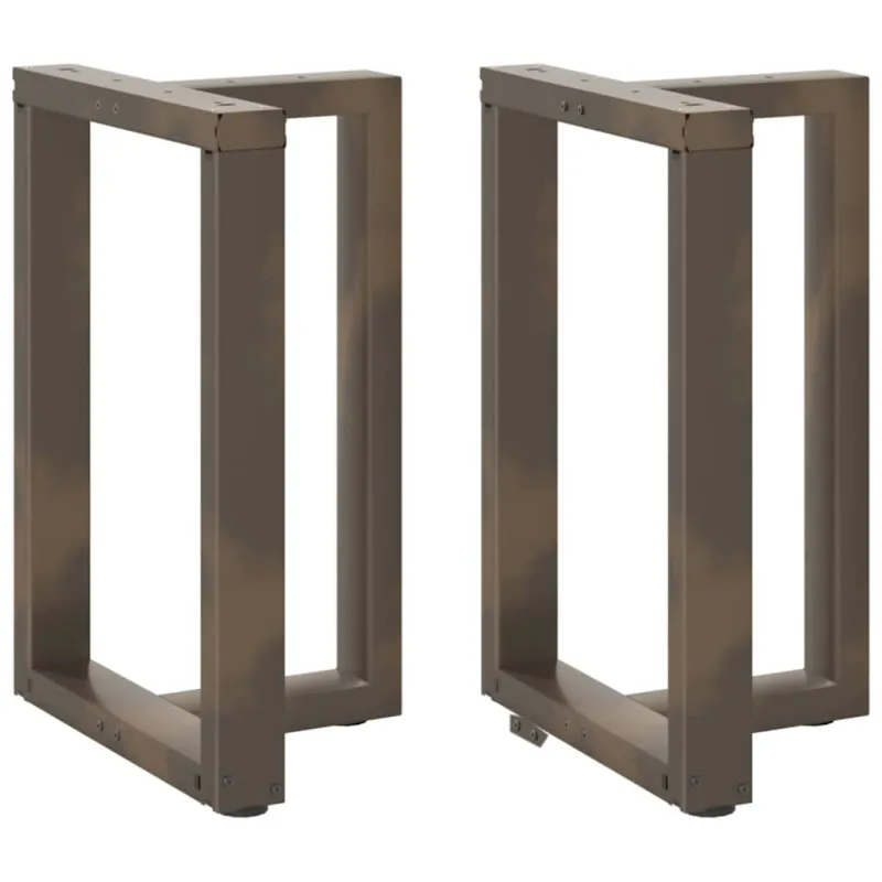 Valgomojo stalo kojelės, 2 vnt., juodos, 60x35x(72-73) cm, plienas