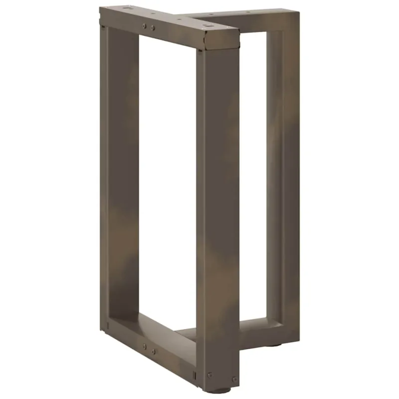 Valgomojo stalo kojelės, 2 vnt., juodos, 60x35x(72-73) cm, plienas