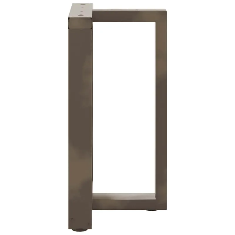 Valgomojo stalo kojelės, 2 vnt., juodos, 60x35x(72-73) cm, plienas