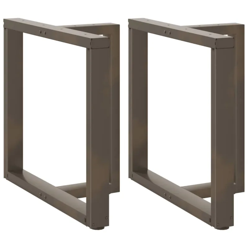 Valgomojo stalo kojelės, 2 vnt., juodos, 70x35x(72-73) cm, plienas