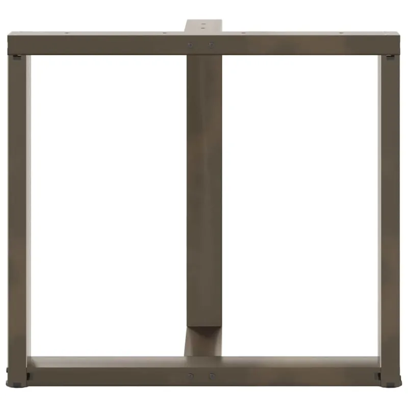 Valgomojo stalo kojelės, 2 vnt., juodos, 70x35x(72-73) cm, plienas