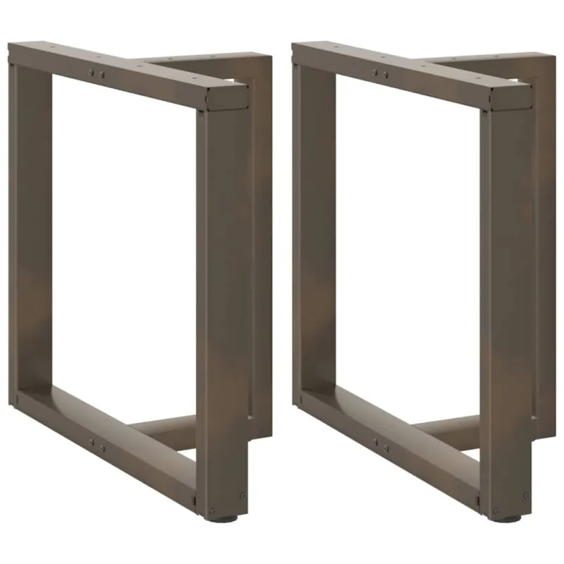 Valgomojo stalo kojelės, 2 vnt., juodos, 80x35x(72-73) cm, plienas