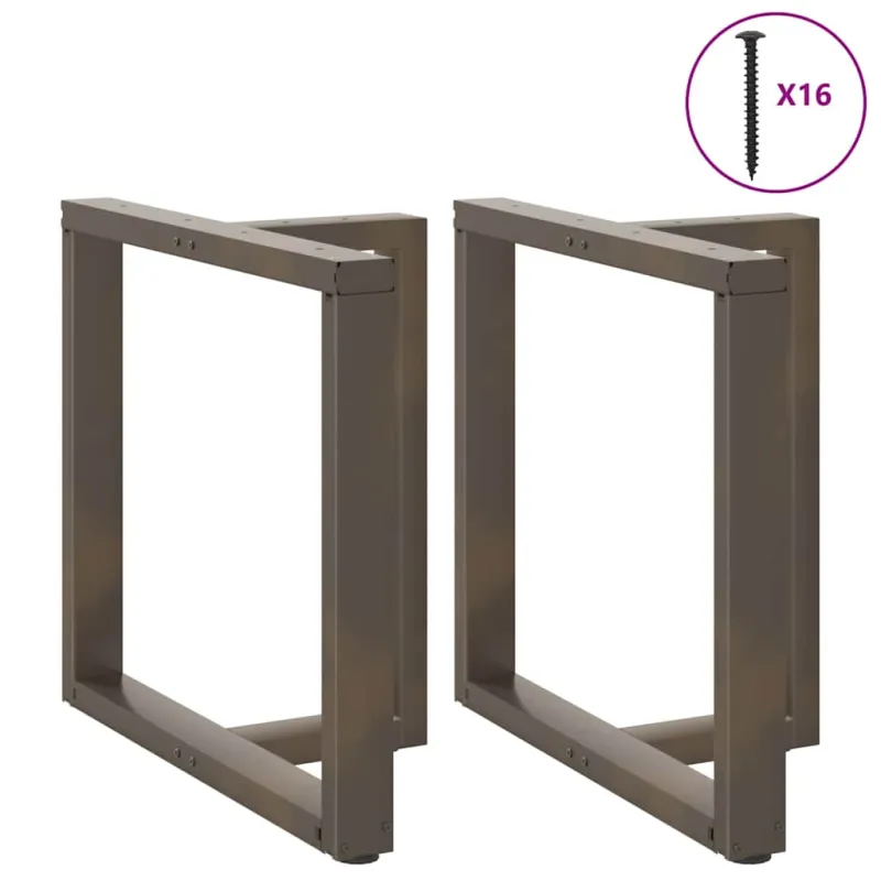 Valgomojo stalo kojelės, 2 vnt., juodos, 80x35x(72-73) cm, plienas