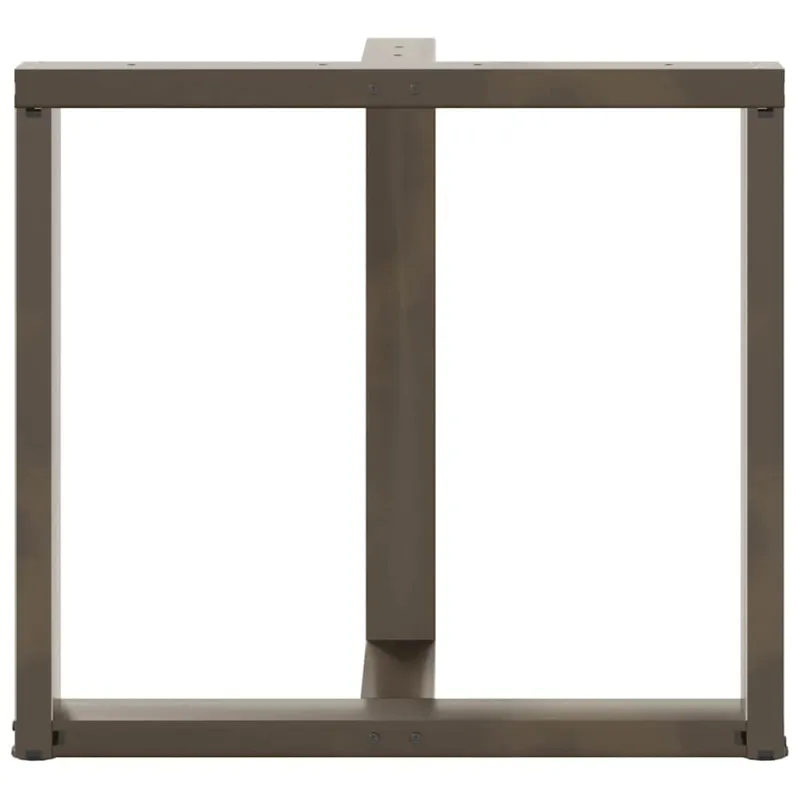 Valgomojo stalo kojelės, 2 vnt., juodos, 80x35x(72-73) cm, plienas
