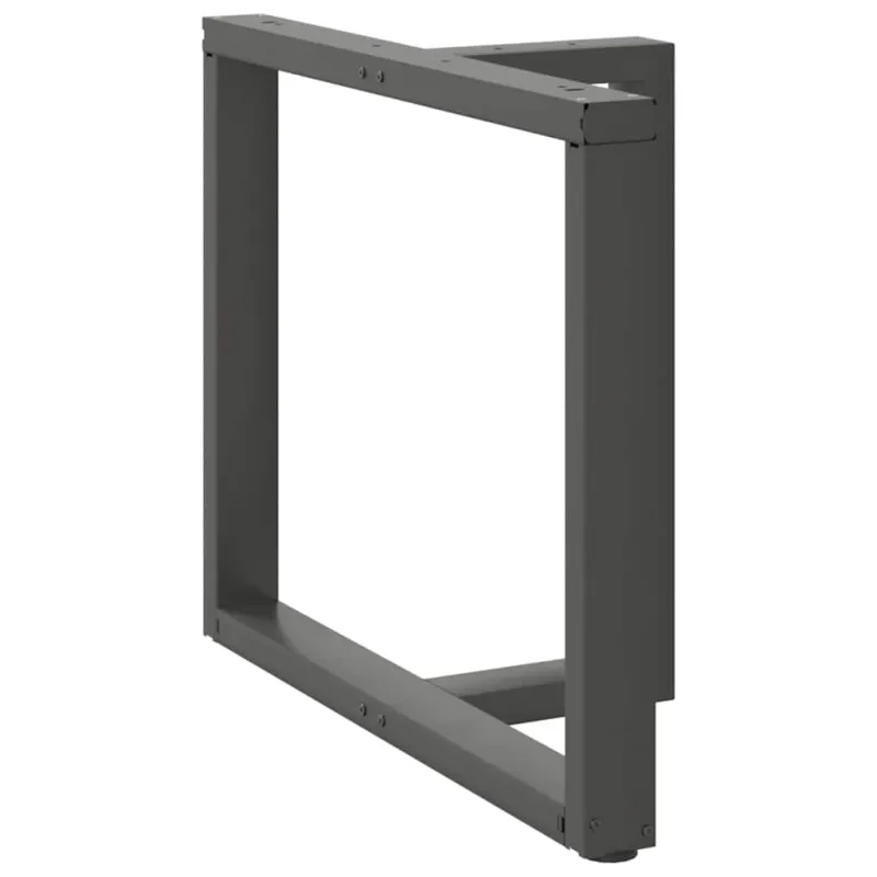Valgomojo stalo kojos, 2 vnt., antracito spalvos, 90x35x(72-73) cm, plienas