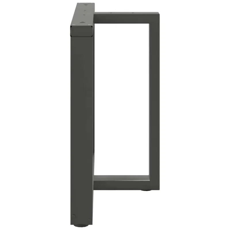 Valgomojo stalo kojos, 2 vnt., antracito spalvos, 90x35x(72-73) cm, plienas