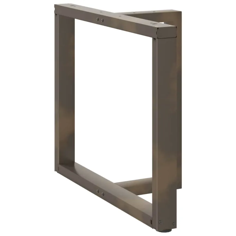 Valgomojo stalo kojelės, 2 vnt., juodos, 90x35x(72-73) cm, plienas
