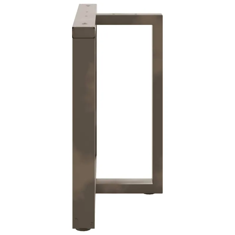 Valgomojo stalo kojelės, 2 vnt., juodos, 90x35x(72-73) cm, plienas
