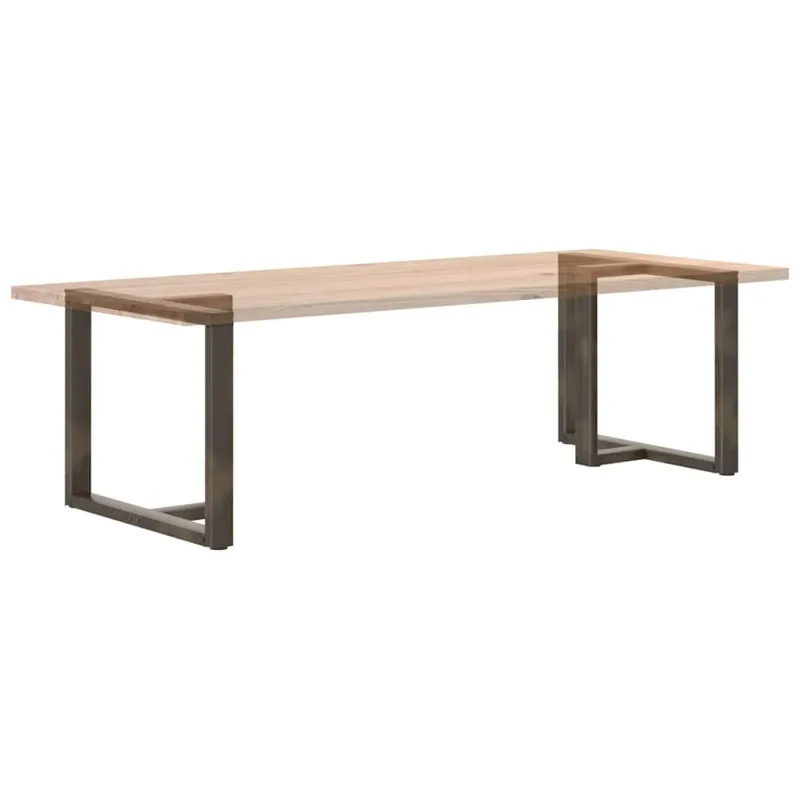 Valgomojo stalo kojelės, 2 vnt., juodos, 90x35x(72-73) cm, plienas