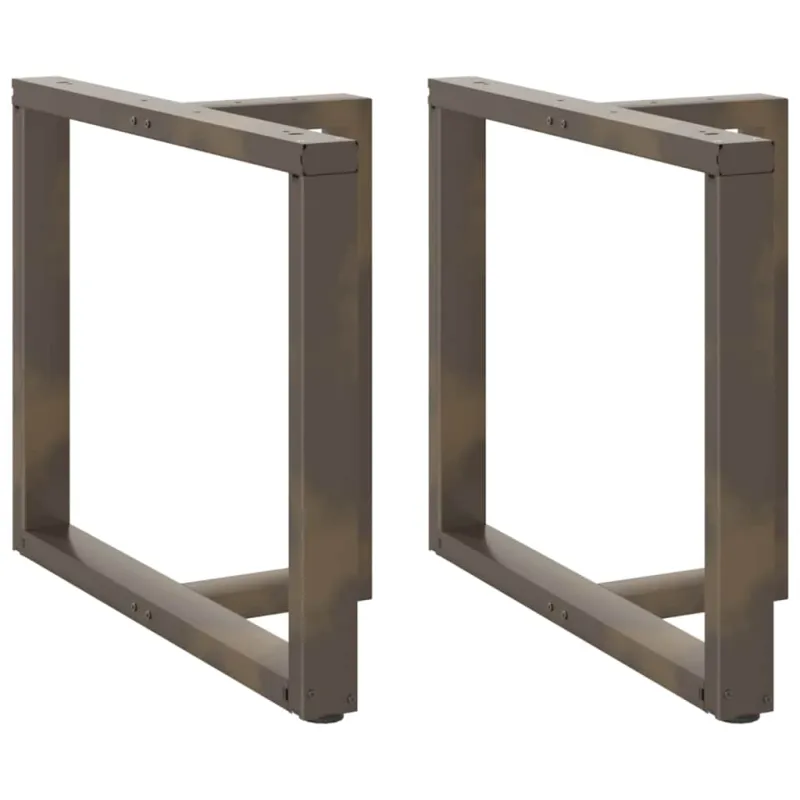 Valgomojo stalo kojelės, T formos, 2 vnt., juodos, 100x35x(72-73) cm, plienas