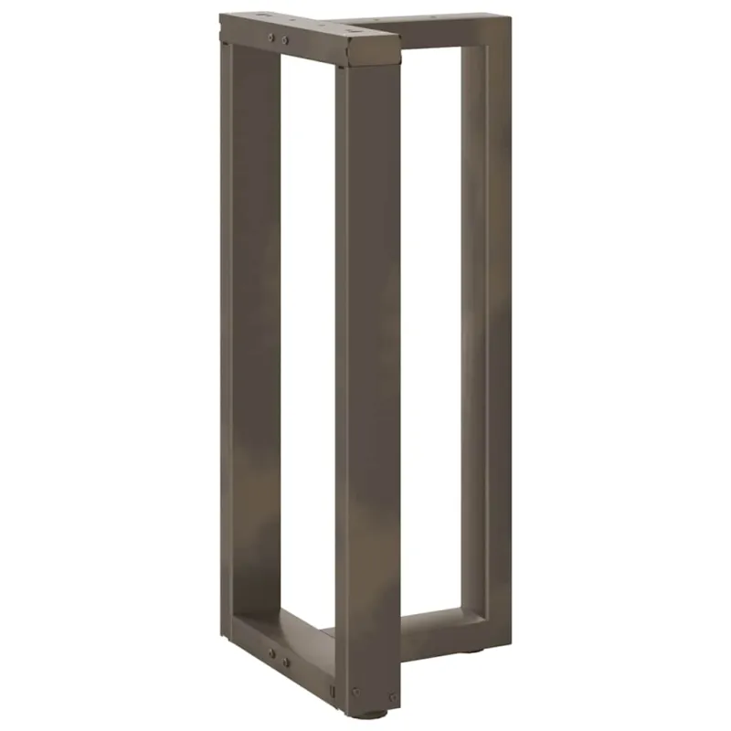 Baro stalo kojos, T formos, 2 vnt., juodos, 40x35x(90-91) cm, plienas