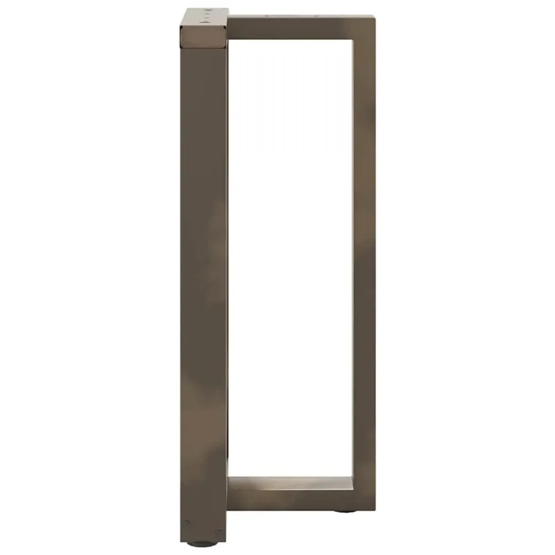 Baro stalo kojos, T formos, 2 vnt., juodos, 40x35x(90-91) cm, plienas