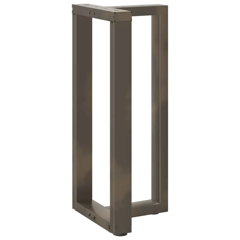 Baro stalo kojos, T formos, 2 vnt., juodos, 50x35x(90-91) cm, plienas