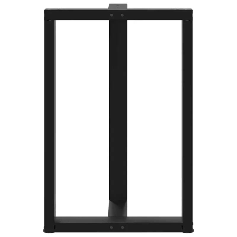 Baro stalo kojos, T formos, 2 vnt., juodos, 60x35x(90-91) cm, plienas