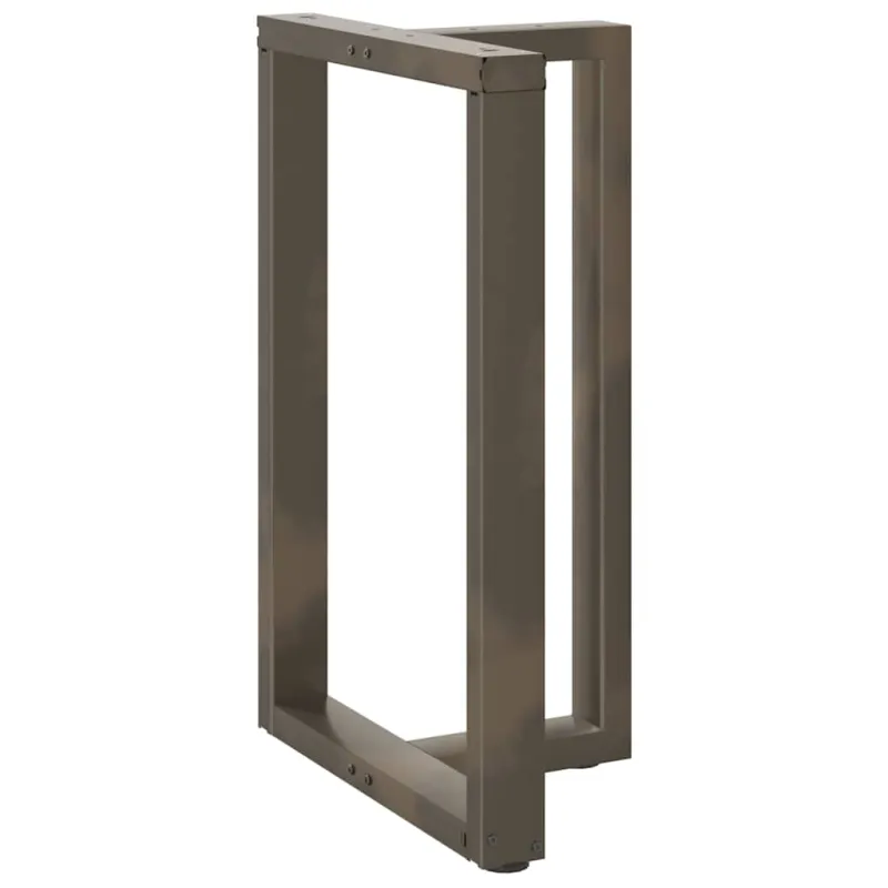 Baro stalo kojos, T formos, 2 vnt., juodos, 60x35x(90-91) cm, plienas