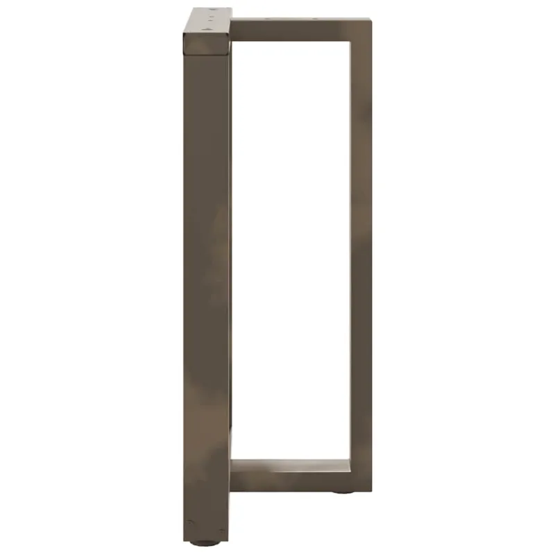 Baro stalo kojos, T formos, 2 vnt., juodos, 60x35x(90-91) cm, plienas
