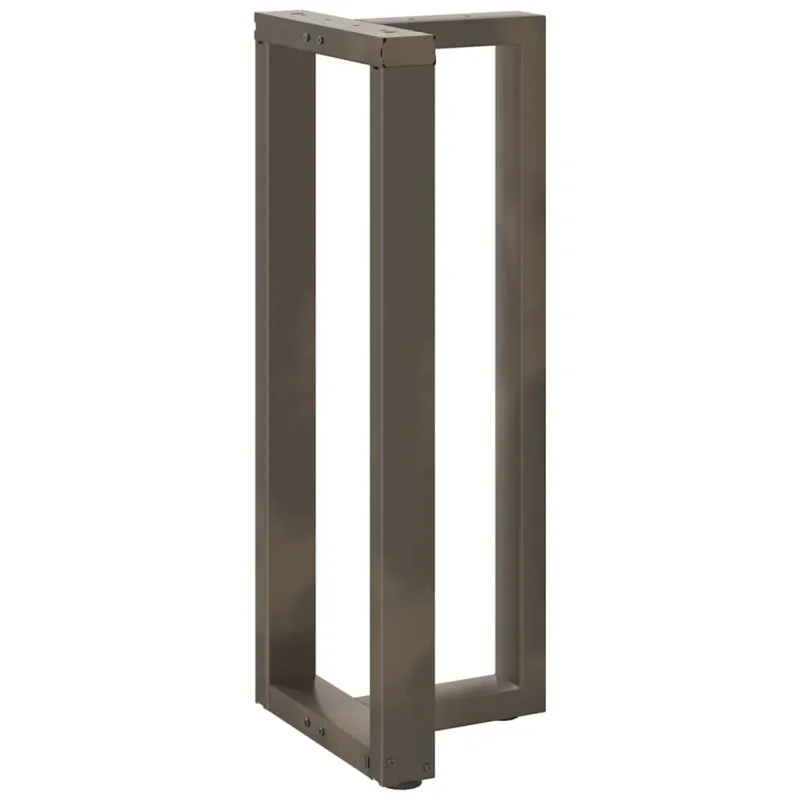 Baro stalo kojos, T formos, 2 vnt., juodos, 50x35x(100-101) cm, plienas