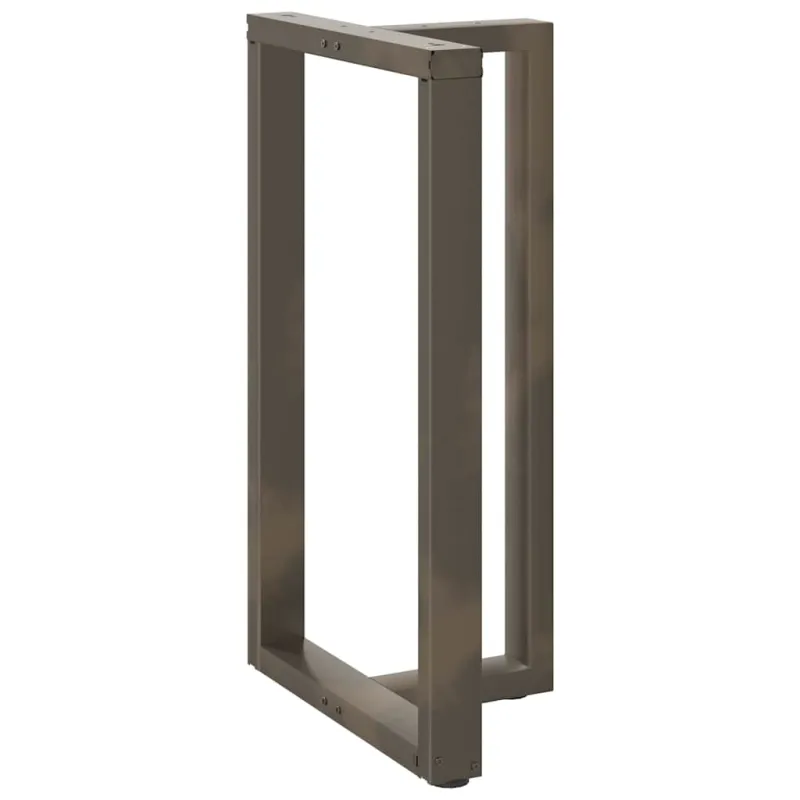 Baro stalo kojos, T formos, 2 vnt., juodos, 60x35x(100-101) cm, plienas
