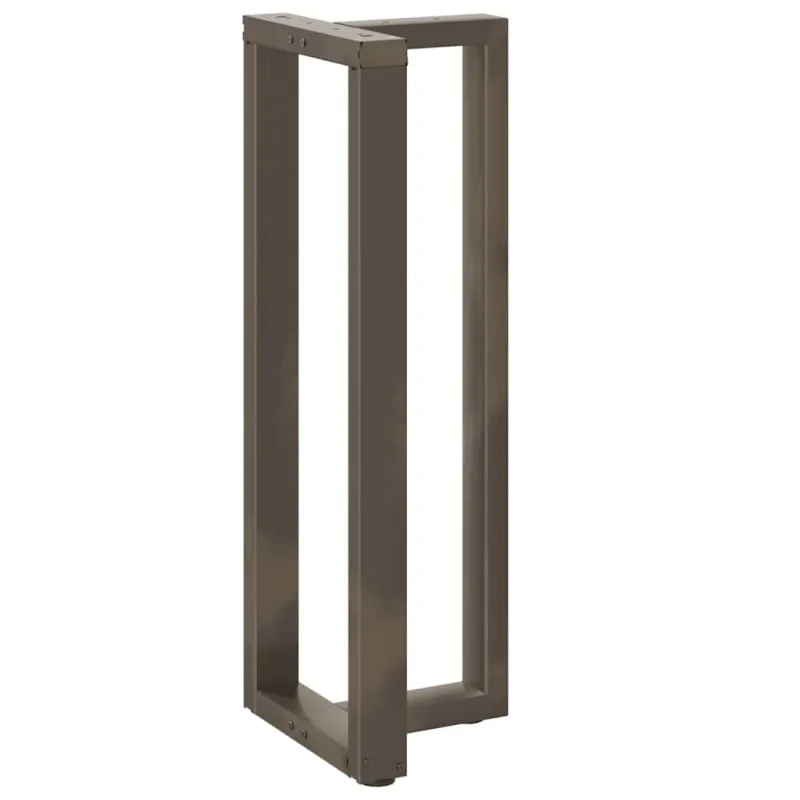 Baro stalo kojos, T formos, 2 vnt., juodos, 50x35x(110-111) cm, plienas