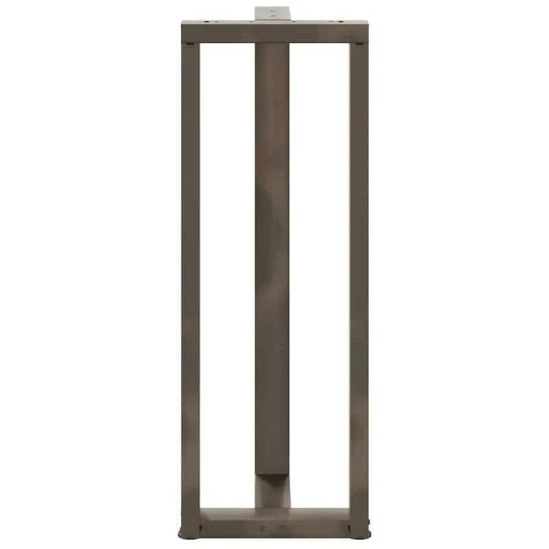 Baro stalo kojos, T formos, 2 vnt., juodos, 50x35x(110-111) cm, plienas