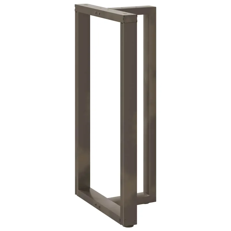 Baro stalo kojos, T formos, 2 vnt., juodos, 60x35x(110-111) cm, plienas