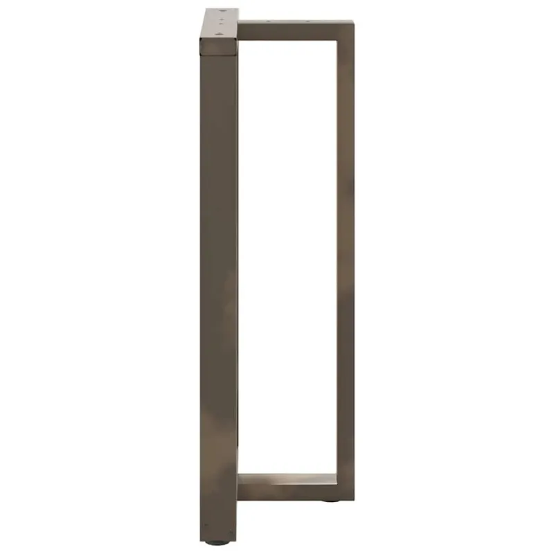 Baro stalo kojos, T formos, 2 vnt., juodos, 60x35x(110-111) cm, plienas