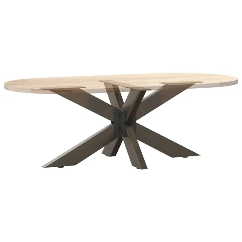 Kavos staliuko koja, voro formos, juoda, 98x58x(42-43) cm, plienas