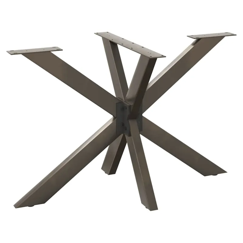 Valgomojo stalo koja, voro formos, juoda, 120x68x(72-73) cm, plienas