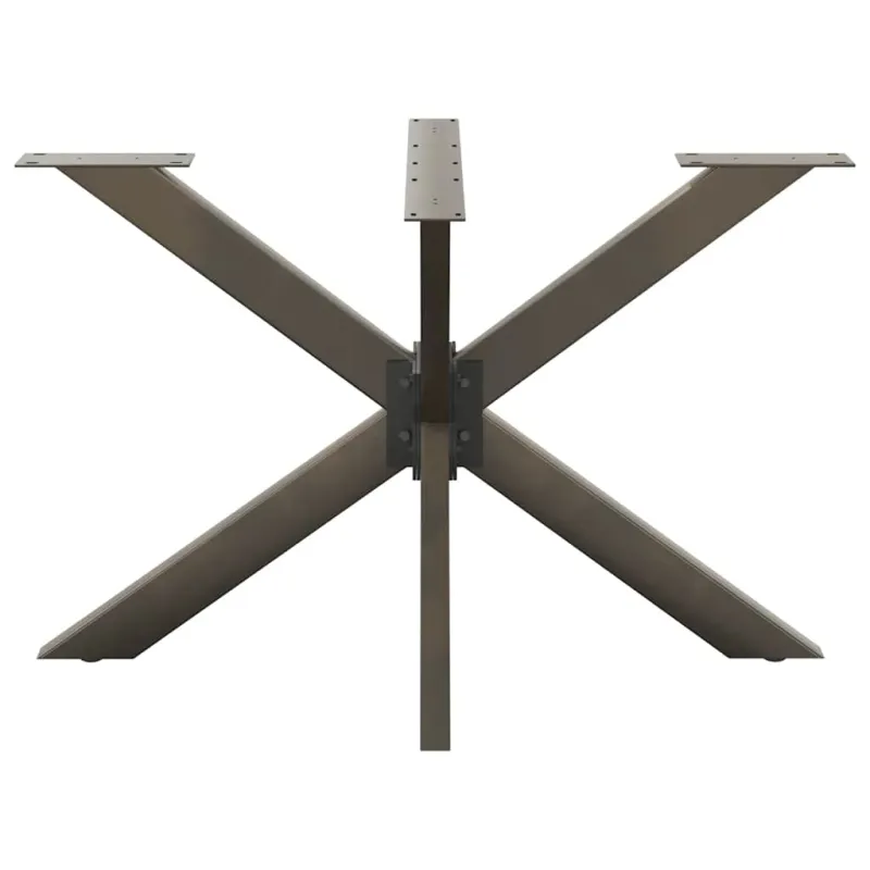 Valgomojo stalo koja, voro formos, juoda, 120x68x(72-73) cm, plienas