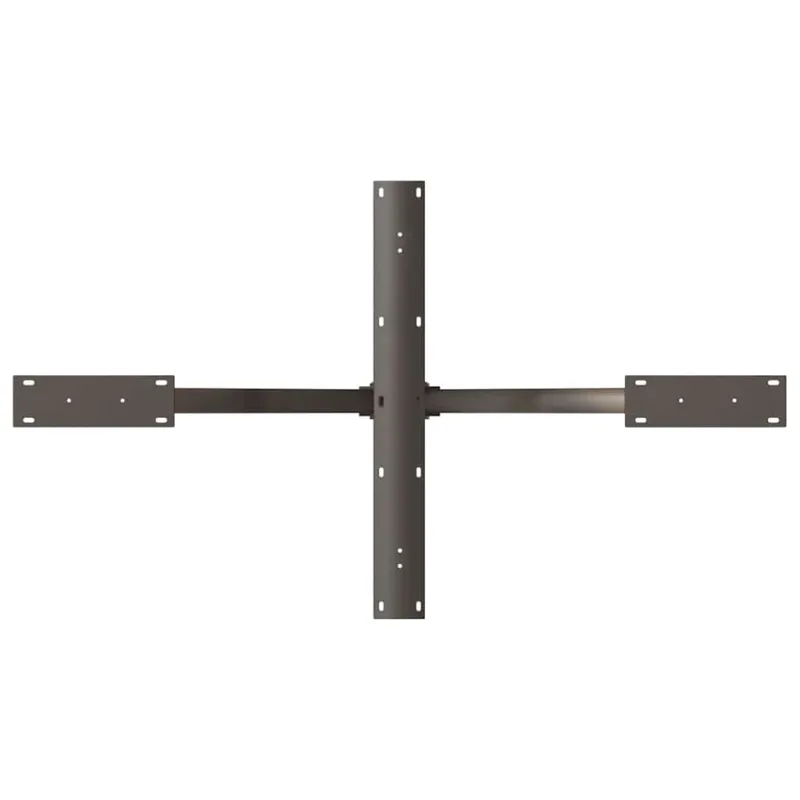Valgomojo stalo koja, voro formos, juoda, 120x68x(72-73) cm, plienas