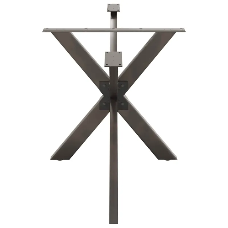 Valgomojo stalo koja, voro formos, juoda, 150x78x(72-73) cm, plienas