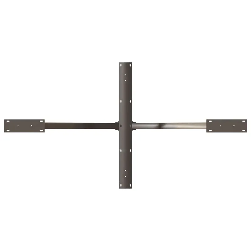 Valgomojo stalo koja, voro formos, juoda, 150x78x(72-73) cm, plienas