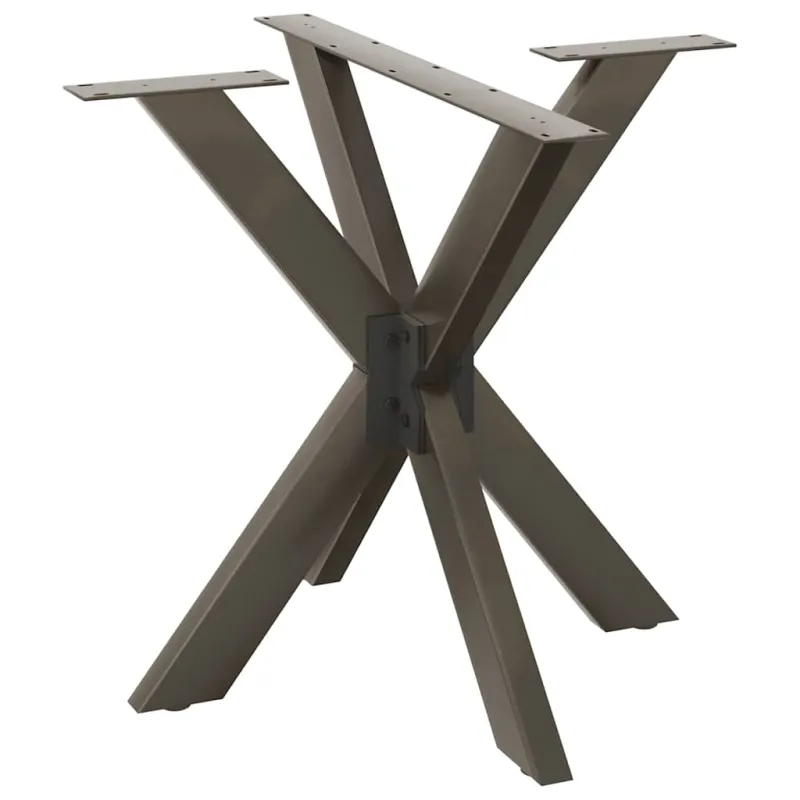 Valgomojo stalo koja, voro formos, juoda, 85x85x(72-73) cm, plienas