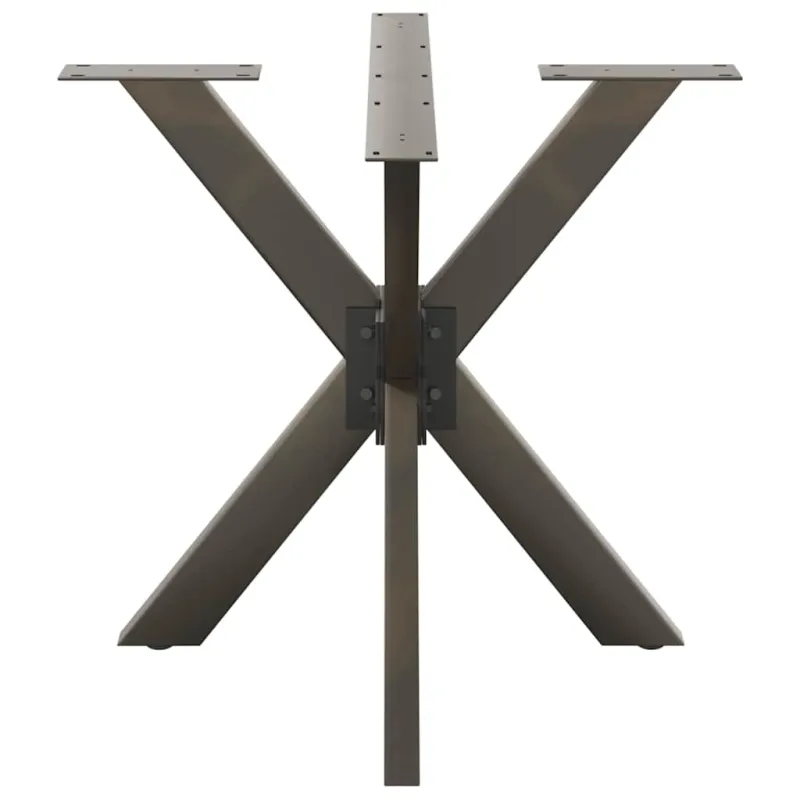 Valgomojo stalo koja, voro formos, juoda, 85x85x(72-73) cm, plienas