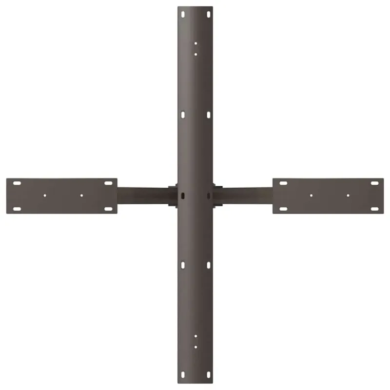 Valgomojo stalo koja, voro formos, juoda, 85x85x(72-73) cm, plienas
