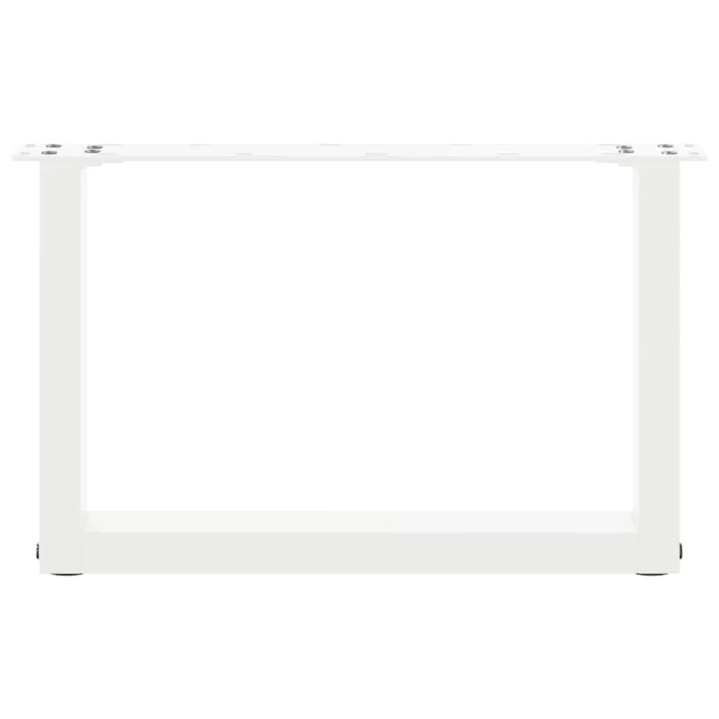 Kavos staliuko kojelės, 2 vnt., baltos, 50x(30-31) cm, plienas, U formos