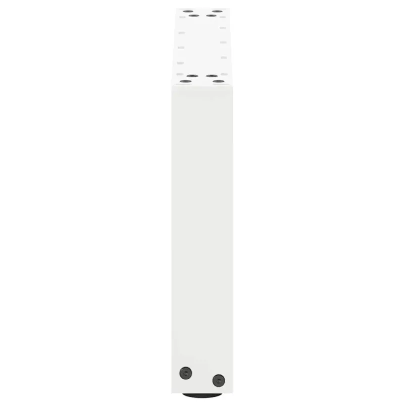 Kavos staliuko kojelės, 2 vnt., baltos, 50x(30-31) cm, plienas, U formos