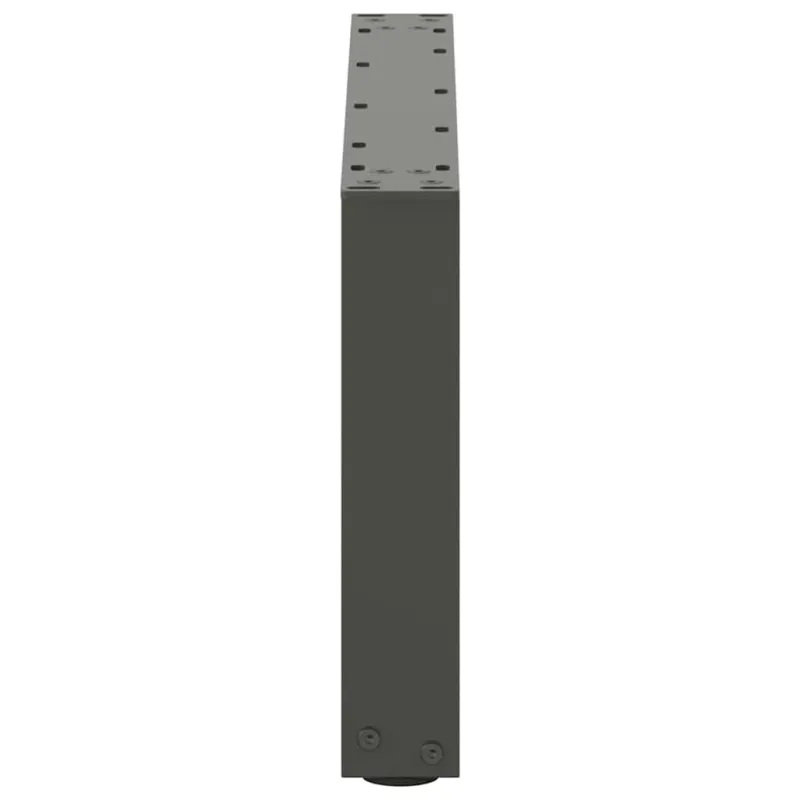 Kavos staliuko kojelės, 2 vnt., antracito spalvos, 60x(30-31) cm, plienas