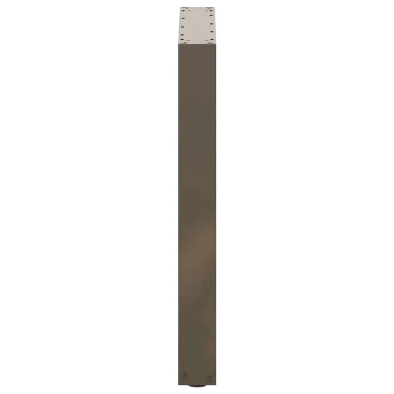 Valgomojo stalo kojelės, U formos, 2 vnt., natūralus plienas, 70x(72-73) cm, plienas
