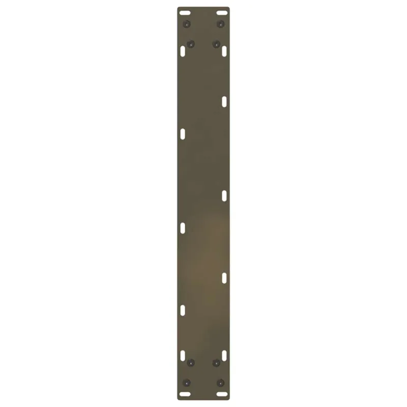 Valgomojo stalo kojelės, U formos, 2 vnt., natūralus plienas, 70x(72-73) cm, plienas