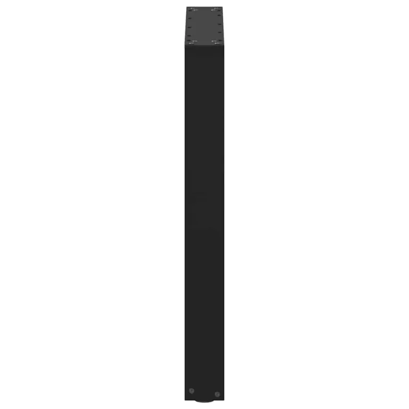 Valgomojo stalo kojelės, 3 vnt., juodos, 70x(72-73) cm, plienas, U formos