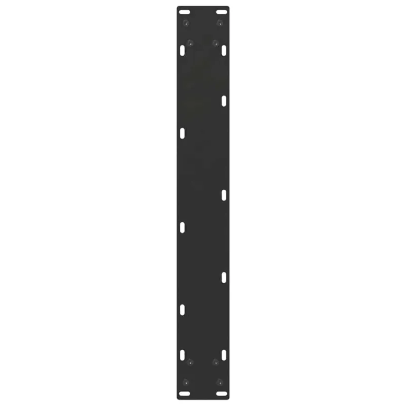 Valgomojo stalo kojelės, 3 vnt., juodos, 70x(72-73) cm, plienas, U formos
