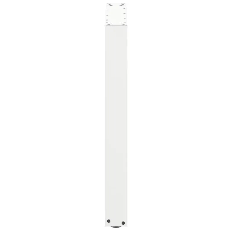 Valgomojo stalo kojelės, 3 vnt., baltos, 70x(72-73) cm, plienas, U formos