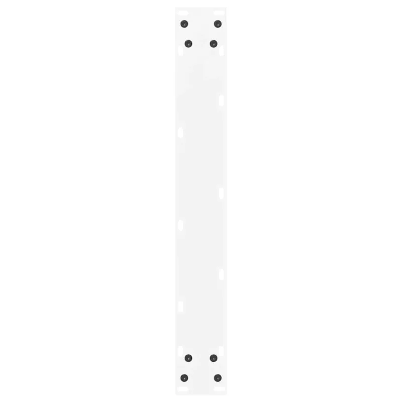 Valgomojo stalo kojelės, 3 vnt., baltos, 70x(72-73) cm, plienas, U formos